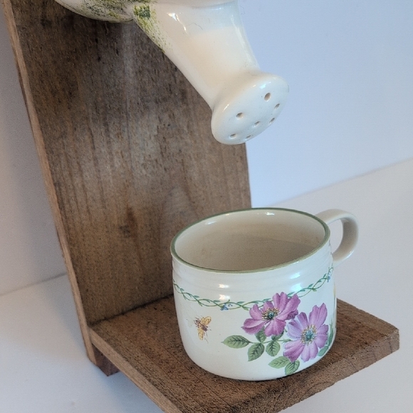 Rustic Wooden Handcrafted Bird Feeder April Showers Bring May Flowers - Picture 3 of 16